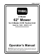 Toro 74208 Operator'S Manual preview