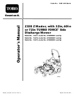 Предварительный просмотр 1 страницы Toro 74271 Operator'S Manual