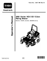 Preview for 3 page of Toro 77292TE Operator'S Manual