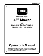 Предварительный просмотр 1 страницы Toro 78261 Operator'S Manual