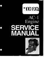 Предварительный просмотр 3 страницы Toro AC-1 Service Manual