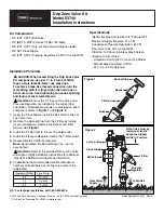 Preview for 1 page of Toro DRIP ZONE VALVE KIT 53749 Installation Instructions