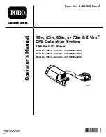 Preview for 1 page of Toro E-Z Vac DFS 78556 Operator'S Manual