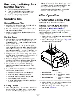 Preview for 17 page of Toro Flex Force Power System 20361 Operator'S Manual