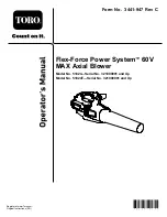 Preview for 1 page of Toro Flex-Force Power System 51824 Operator'S Manual