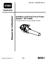 Preview for 38 page of Toro Flex-Force Power System 51825T Operator'S Manual