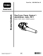 Preview for 74 page of Toro Flex-Force Power System 51825T Operator'S Manual