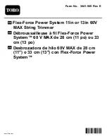 Toro Flex-Force Power System 51834 Operator'S Manual preview