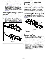 Предварительный просмотр 10 страницы Toro Flex-Force Power System 51855T Operator'S Manual