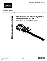 Предварительный просмотр 15 страницы Toro Flex-Force Power System 51855T Operator'S Manual