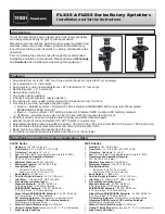 Toro FLX35 Series Installation And Service Instructions Manual preview