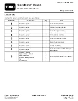 Preview for 1 page of Toro GrandStand 74536 Setup Instructions