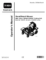 Preview for 1 page of Toro GrandStand 74568TE Operator'S Manual