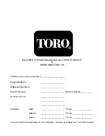 Предварительный просмотр 13 страницы Toro Greenmaster 1000 Service Manual