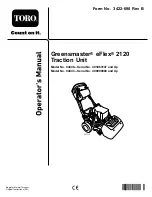 Preview for 1 page of Toro Greensmaster eFlex 2120 04046 Operator'S Manual