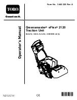 Toro Greensmaster eFlex 2120 Series Operator'S Manual preview