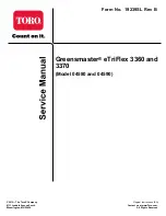 Preview for 1 page of Toro Greensmaster eTriFlex 3360 Service Manual