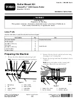 Toro GreensPro 1200 Installation Instructions preview