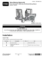 Toro Groundsmaster 1200 Series Installation Instructions preview