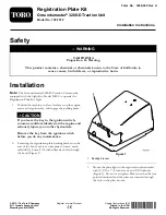 Toro Groundsmaster 3280-D Installation Instructions preview