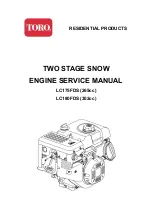 Toro LC175FDS Service Manual предпросмотр