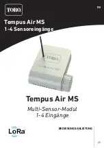 Preview for 25 page of Toro LoRa Tempus Air MS User Manual