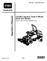 Toro LT2240 Operator'S Manual preview