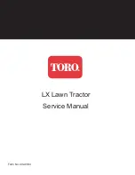 Preview for 236 page of Toro LX Lawn Tractor Service Manual