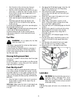 Предварительный просмотр 22 страницы Toro LX468 Operator'S Manual