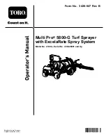 Toro Multi Pro 41394 Operator'S Manual preview