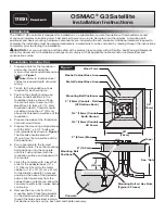 Toro OSMAC G3 Satellite Installation Instructions Manual preview