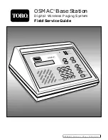 Toro OSMAC Field Service Manual preview