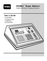 Toro OSMAC User Manual preview