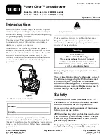 Toro Power Clear 38585 Operator'S Manual preview