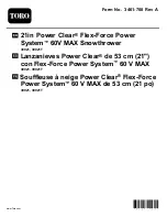 Toro Power Clear 39921 Operator'S Manual preview