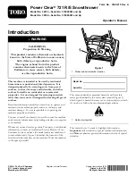 Toro Power Clear 721 E 38742 Operator'S Manual preview