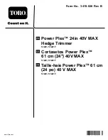 Toro Power Plex 51491 Operator'S Manual preview