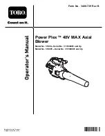 Предварительный просмотр 1 страницы Toro Power Plex 51690 Operator'S Manual