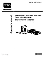 Предварительный просмотр 1 страницы Toro Power Plex 88540 Operator'S Manual