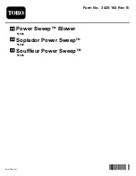 Toro Power Sweep 51585 Instruction Manual preview