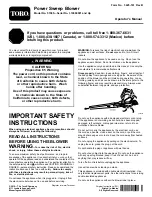 Preview for 3 page of Toro Power Sweep 51585 Instruction Manual