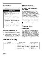 Preview for 8 page of Toro Power Sweep 51586 Operator'S Manual