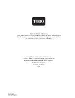 Preview for 26 page of Toro POWERVAC 51985 Operator'S Manual