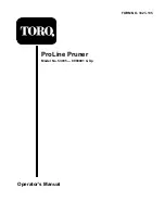 Предварительный просмотр 1 страницы Toro ProLine 53035 Operator'S Manual