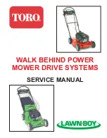 Toro Recycler 20012 Service Manual preview