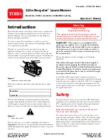 Preview for 1 page of Toro Recycler 20016 Operator'S Manual