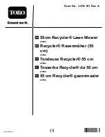 Toro Recycler 20954 Manual preview