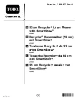 Предварительный просмотр 1 страницы Toro Recycler 20965 Manual