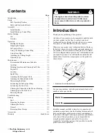 Preview for 2 page of Toro Recycler 22170 Operator'S Manual