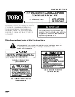 Preview for 6 page of Toro RECYCLER 59291 Installation Instructions Manual